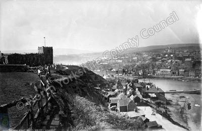 Whitby from the East Cliff